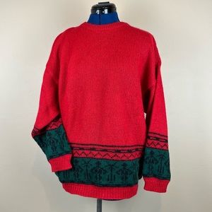 Vintage 90s Sisley Italian mohair grandma sweater